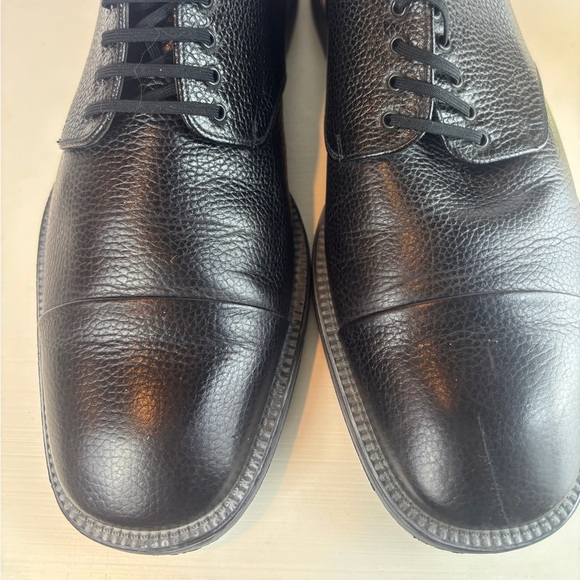 Salvatore Ferragamo Men\'s Black leather Dress Shoes 7.5 EE